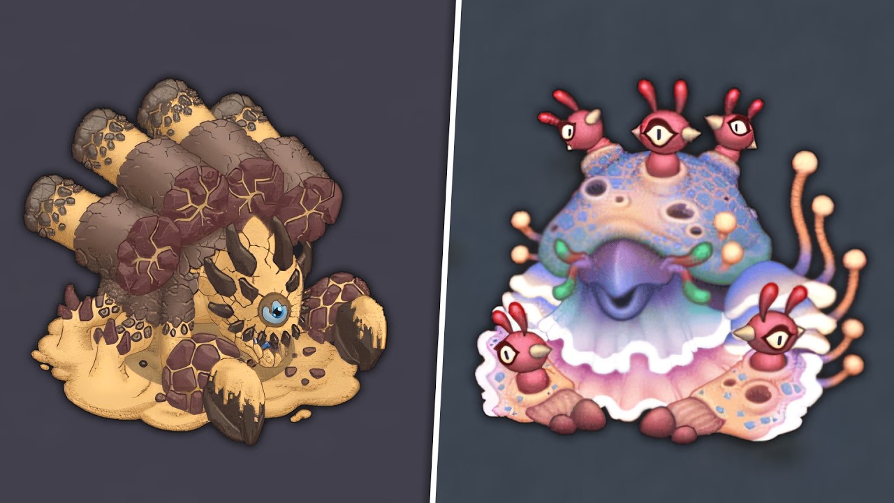 Epic Drummidary and Epic Sporerow (My Singing Monsters)