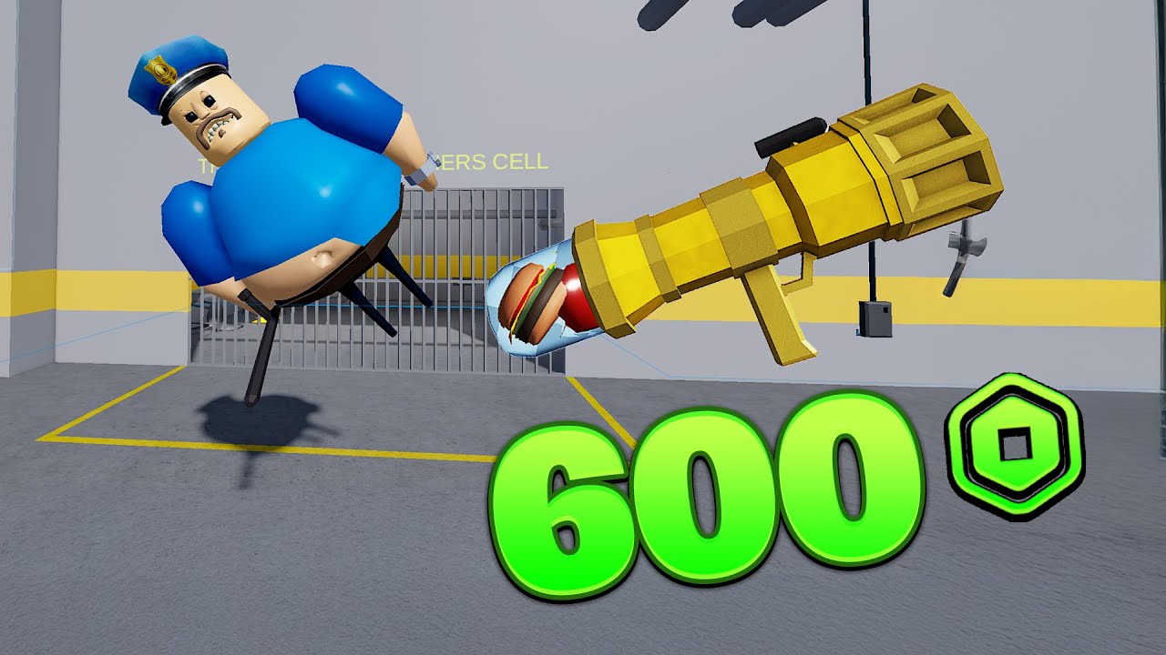 I Spent 600 Robux on Food Zook and Here's What Happened! Barry Prison Run Roblox