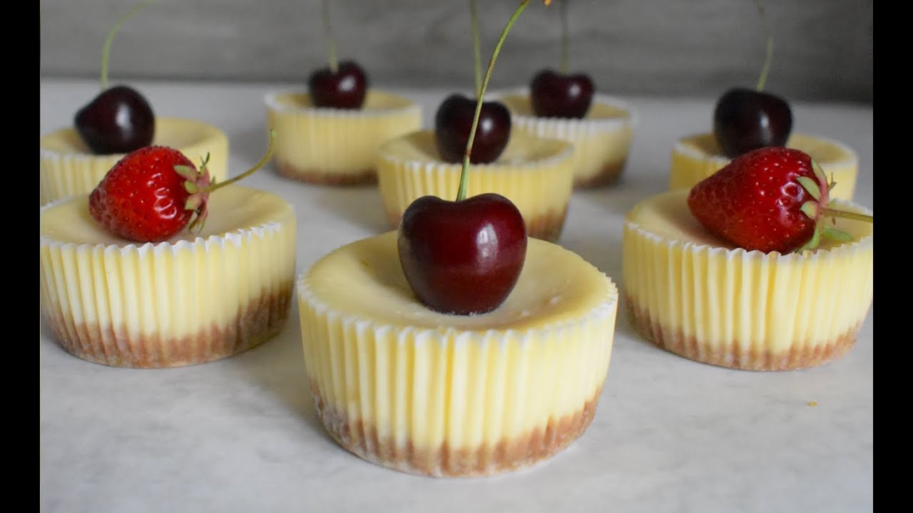 ميني تشيز كيك سهل وشهي حضريه في دقائق