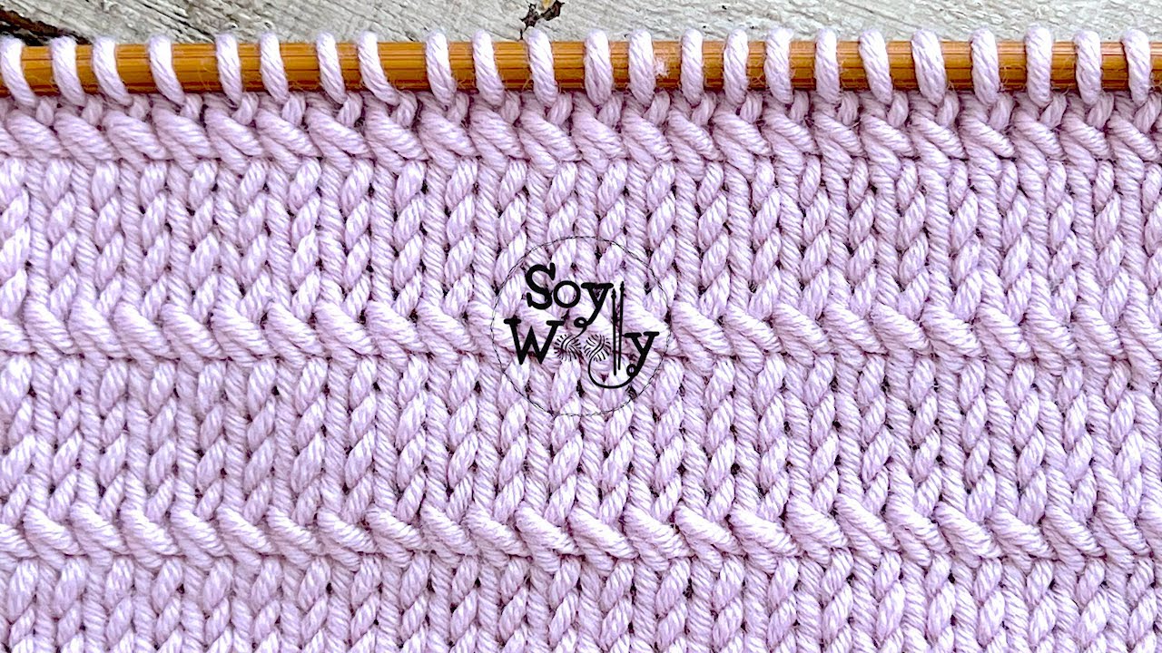 Cómo tejer el Punto Liso con un detalle cruzado para que se vea espectacular! - Soy Woolly