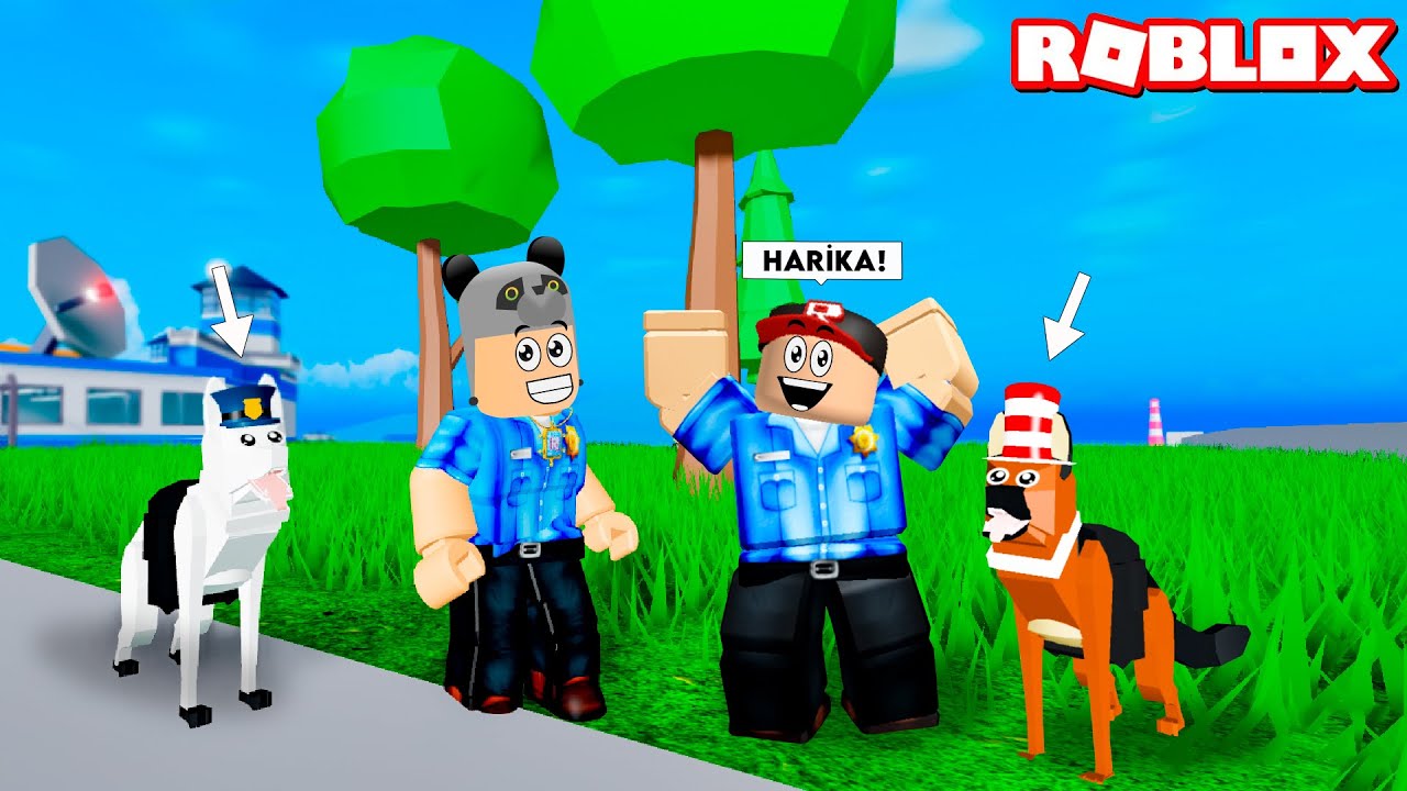 Polis Köpeklerimize Yeni Şapka Aldık!! - Panda ile Roblox Mad City