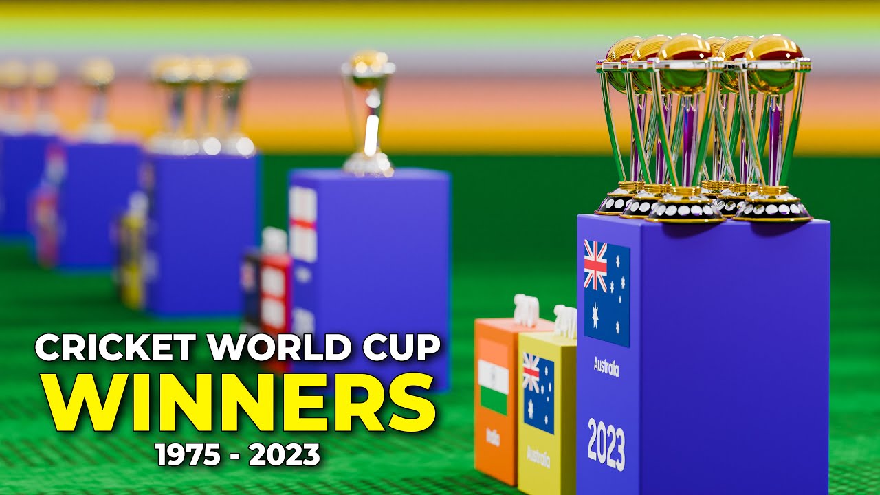 ICC Cricket World Cup Winners List From 1975 to 2023