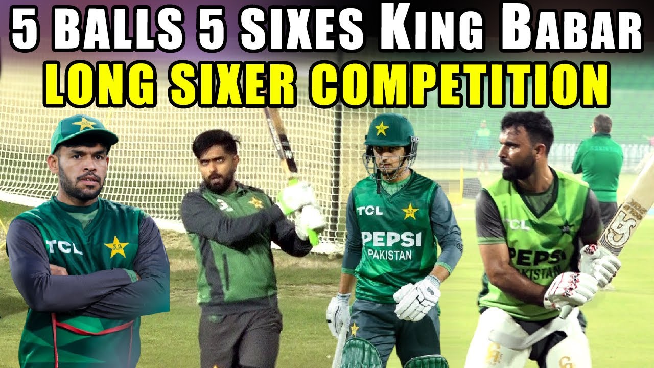 Pak Top Batsman Sixer Competition ... Preparation for PAKvAUS series