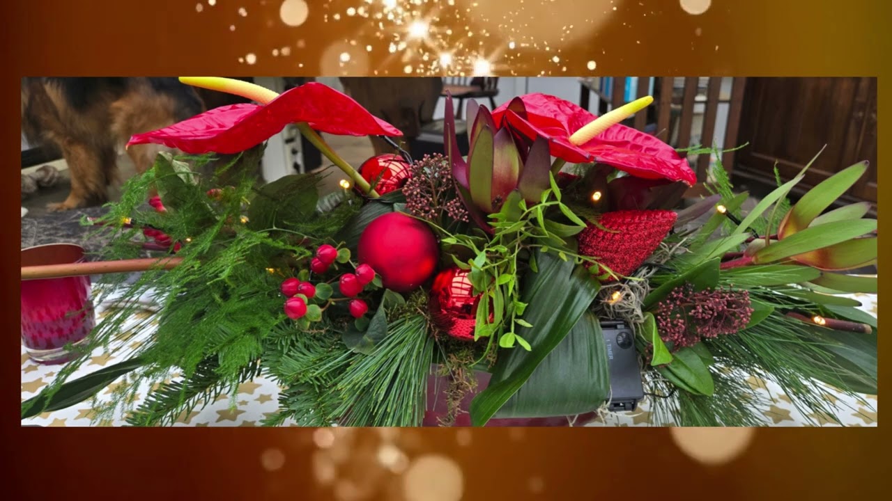 ✨ Natural Christmas Decor 🌿 Centros de Navidad