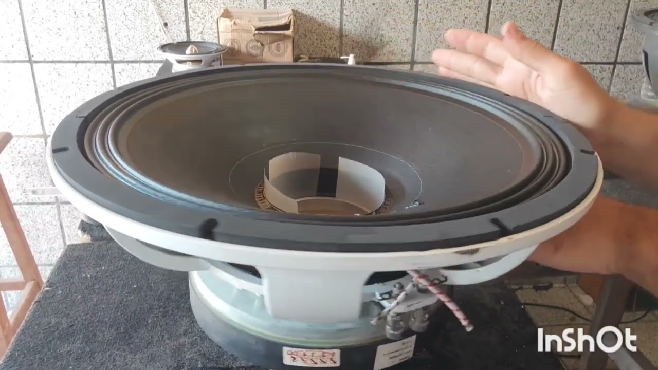 Como trocar reparo do auto falante shiver Bass 3.8 de 15p