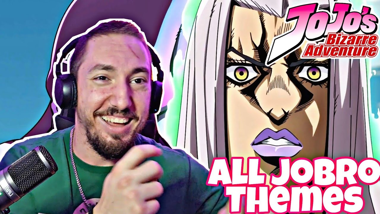 What in the world?!? JoJo's Bizarre Adventure ALL Jobro's Themes (1-5) REACTION!!!