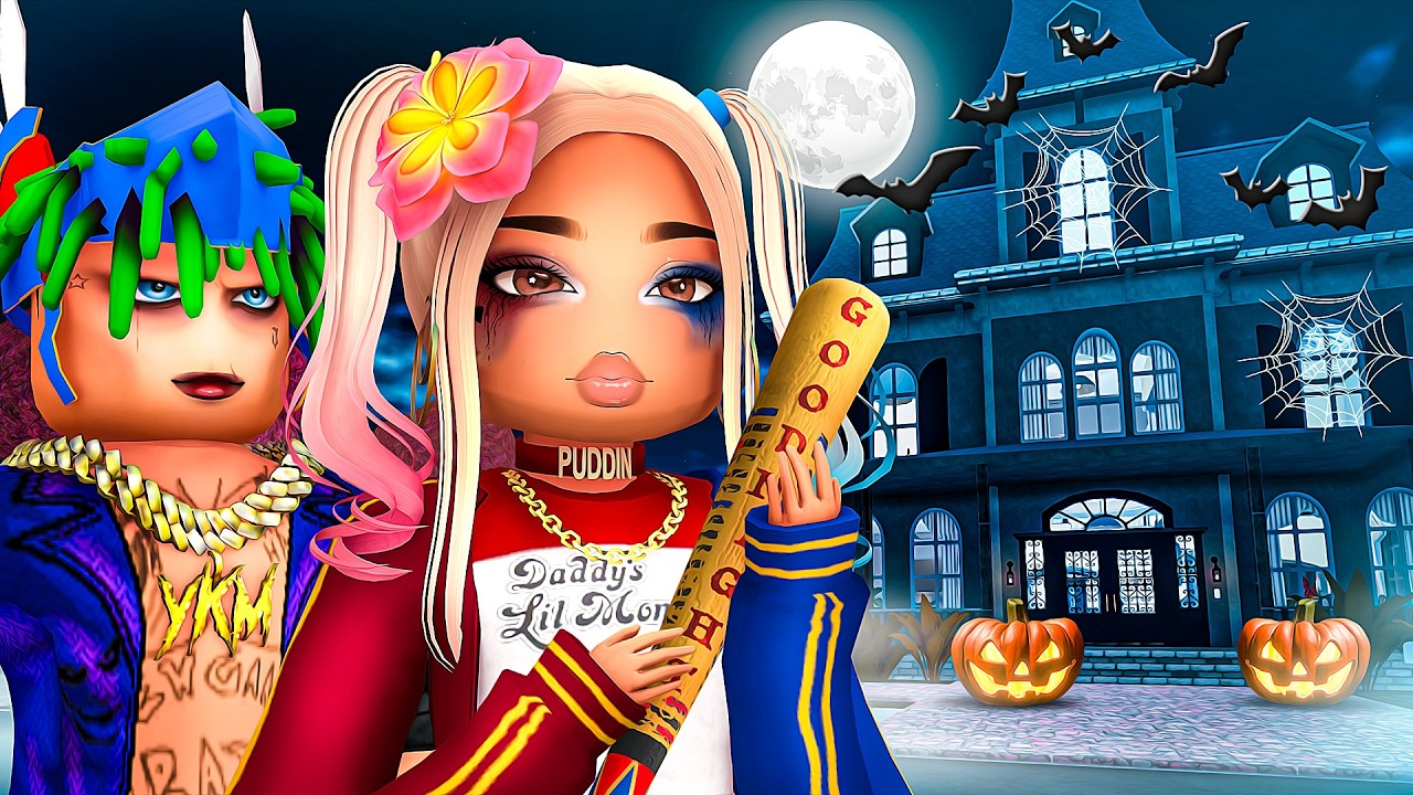 МЫ СТАЛИ ПАРАМИ НА ХЭЛЛОУИН В ROBLOX