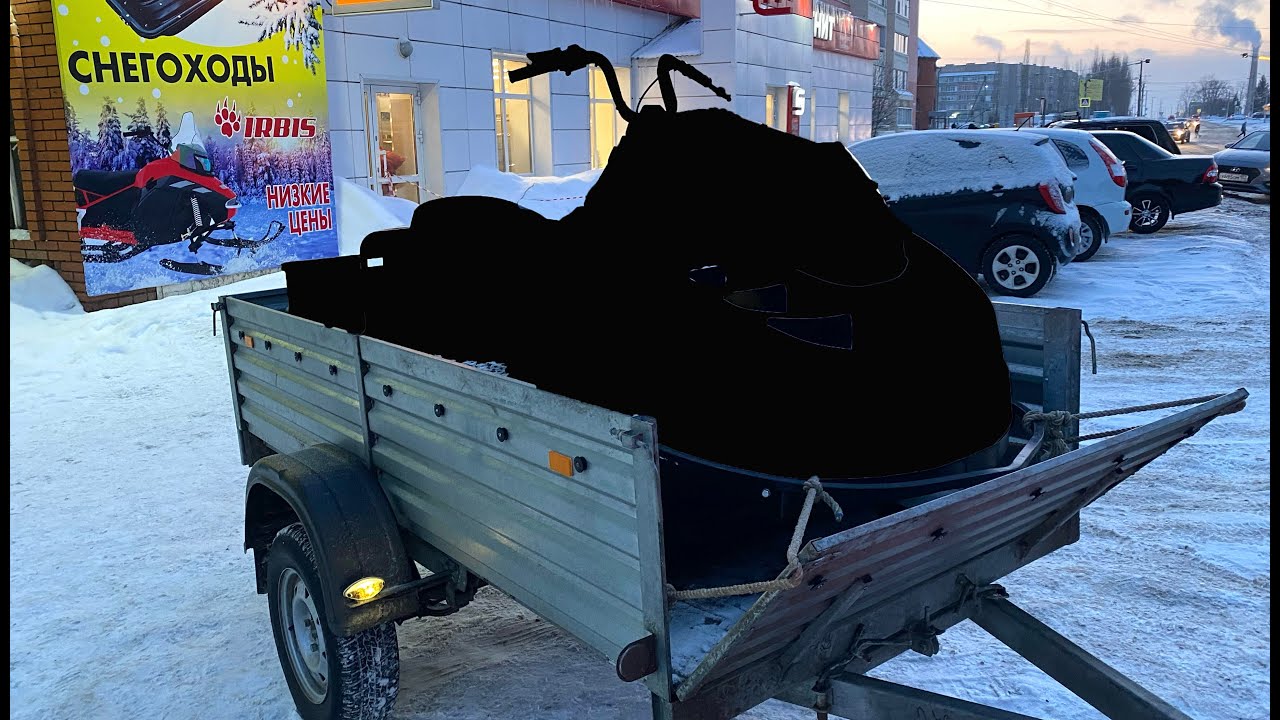 Хотел мотобуксировщик, а купил снегоход.