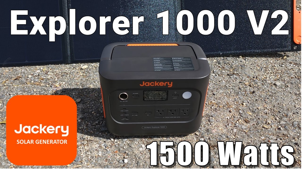 Обзор солнечного генератора Jackery Explorer 1000 V2