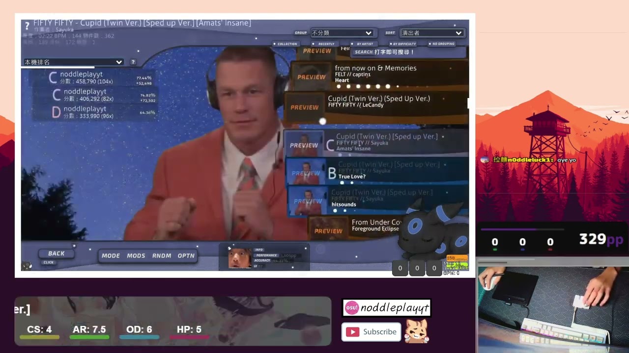 Osu! gaming with @Hk_coffee0817  (上)