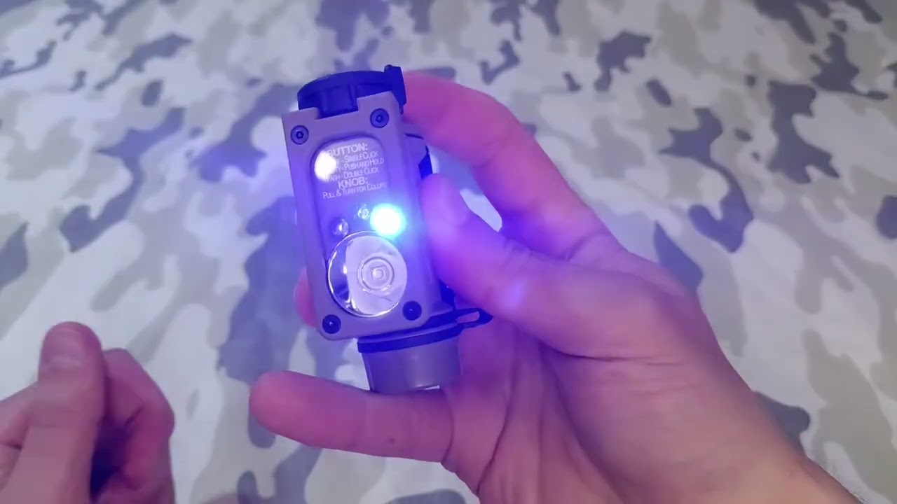 Універсальний ліхтарик на шолом WADSN Sidewinder Compact II