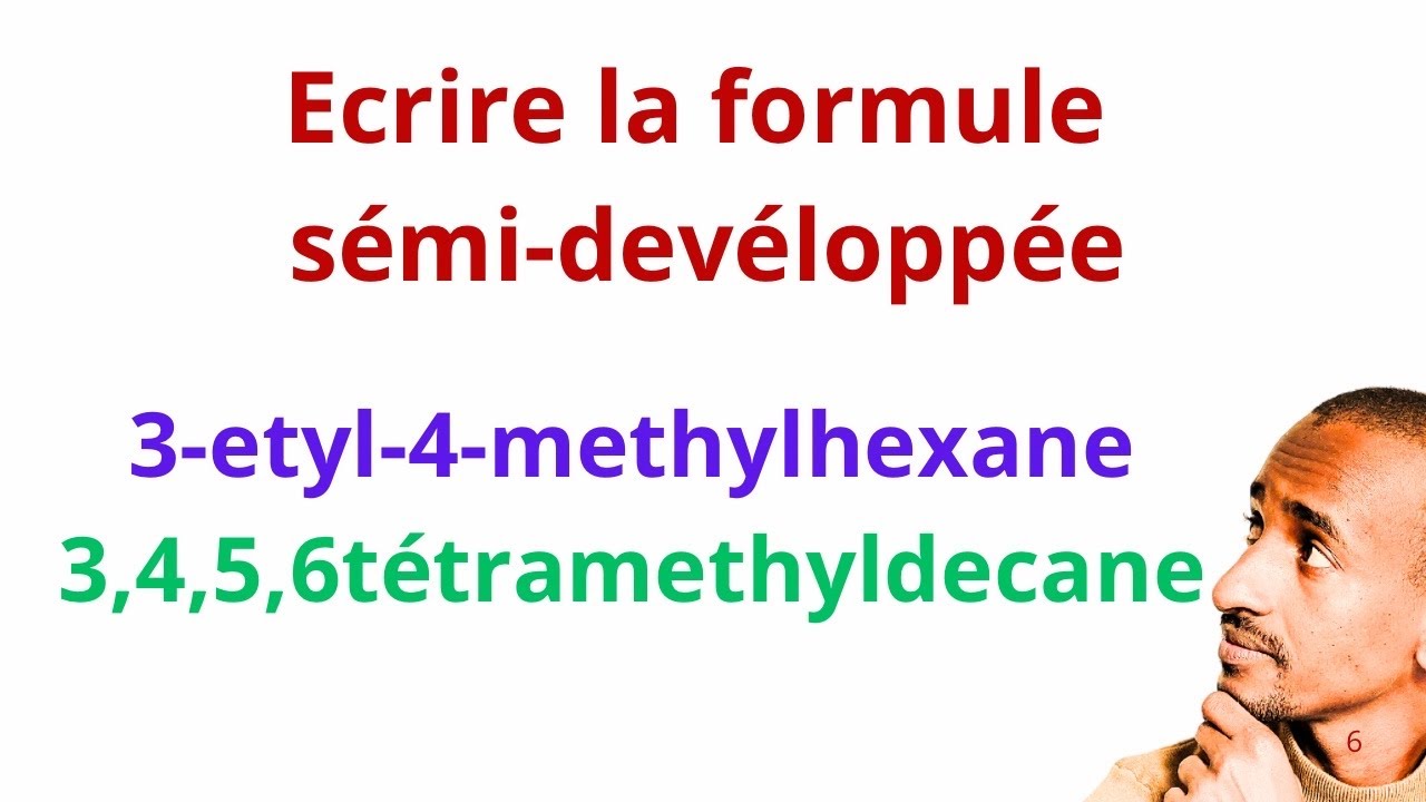 Formule sémi-développée