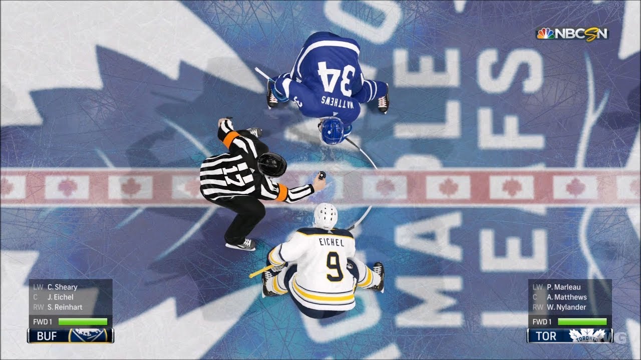 NHL 19 - Toronto Maple Leafs vs Buffalo Sabres - Gameplay (HD) [1080p60FPS]
