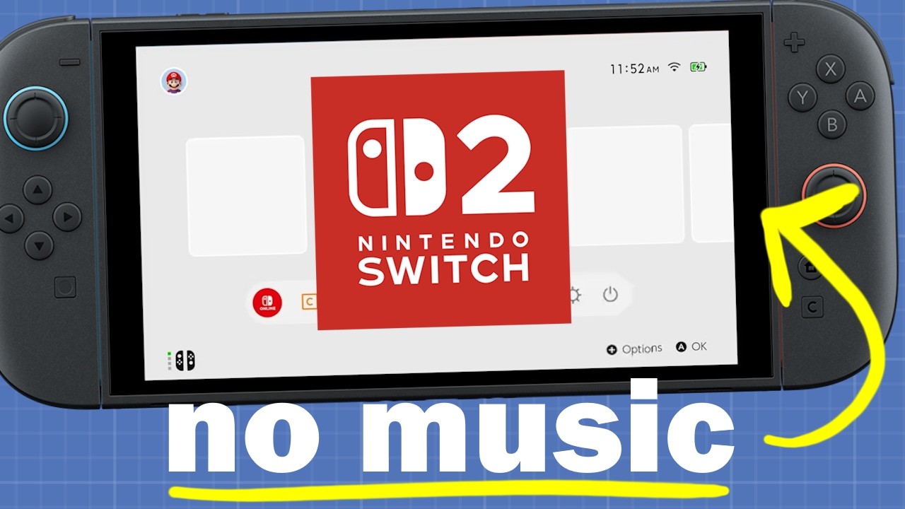 Почему Nintendo отказалась от музыки в меню