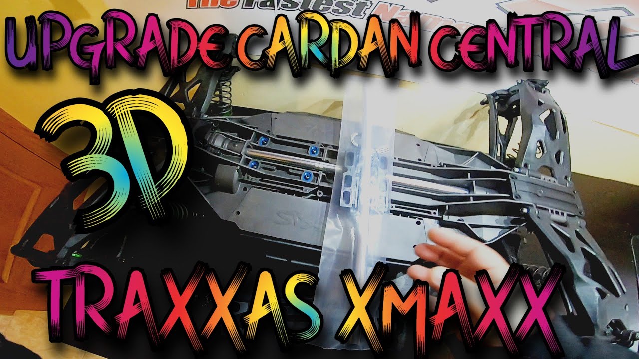 TRAXXAS X-MAXX UPGRADE CARDAN CENTRAL IMPRESIÓN 3D RADIOCONTROL