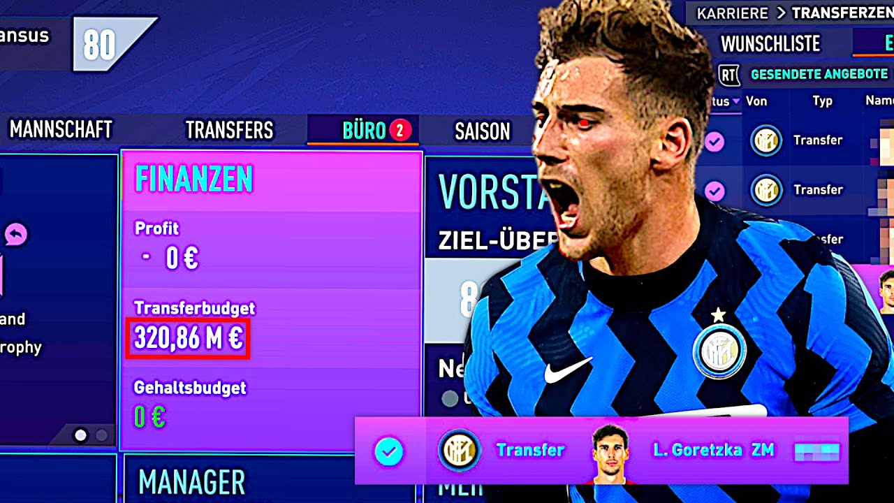 FIFA 21 : OMG 320 MIO TRANSFERBUDGET BEIM ITALIENISCHEN MEISTER !!! 🤑🇮🇹 Inter One Season Wonder #3