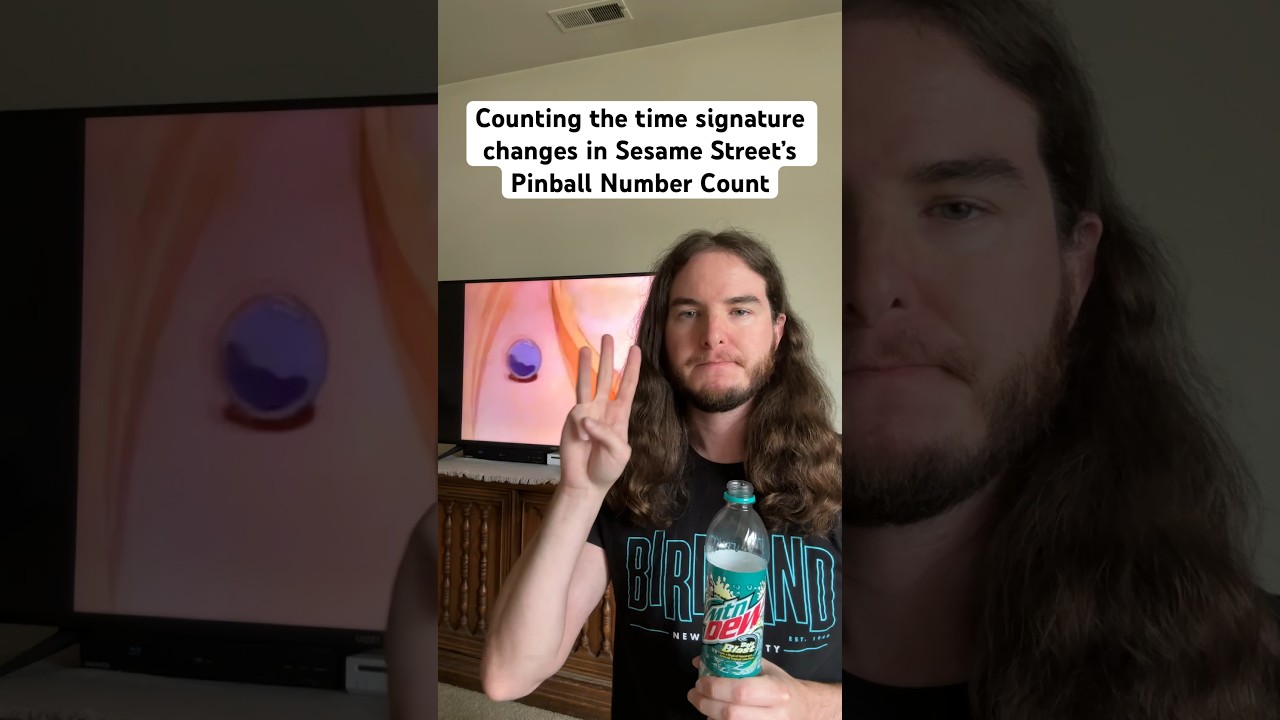 Sesame Street Pinball Number Count Time Signature #music #musician #musictheory #musicmemes