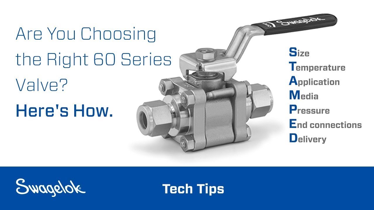 Are You Choosing the Right Swagelok® 60 Series Ball Valve?