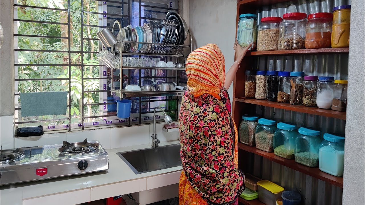 গ্রামে মায়ের মর্ডান কিচেন দেখতে কেমন হলো?Moms Kitchen Tour @MrsHomemakerBD