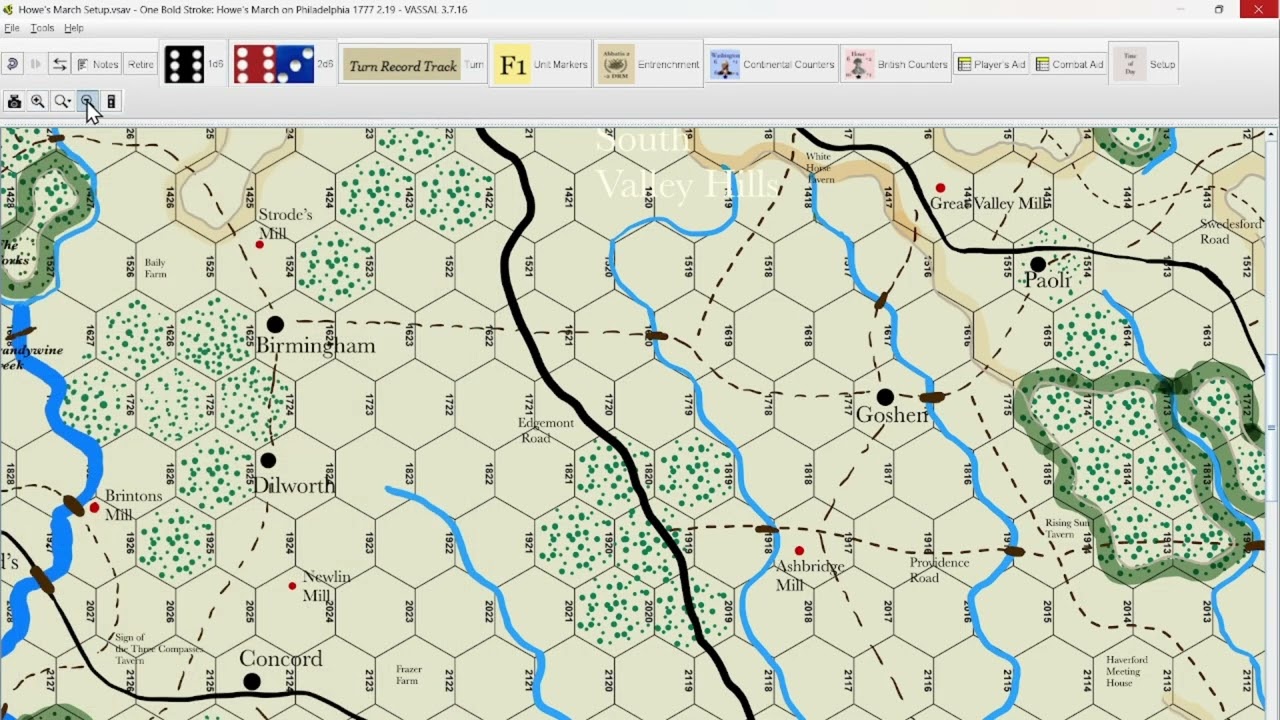 2) Maps of Great Marches of the American Revolution