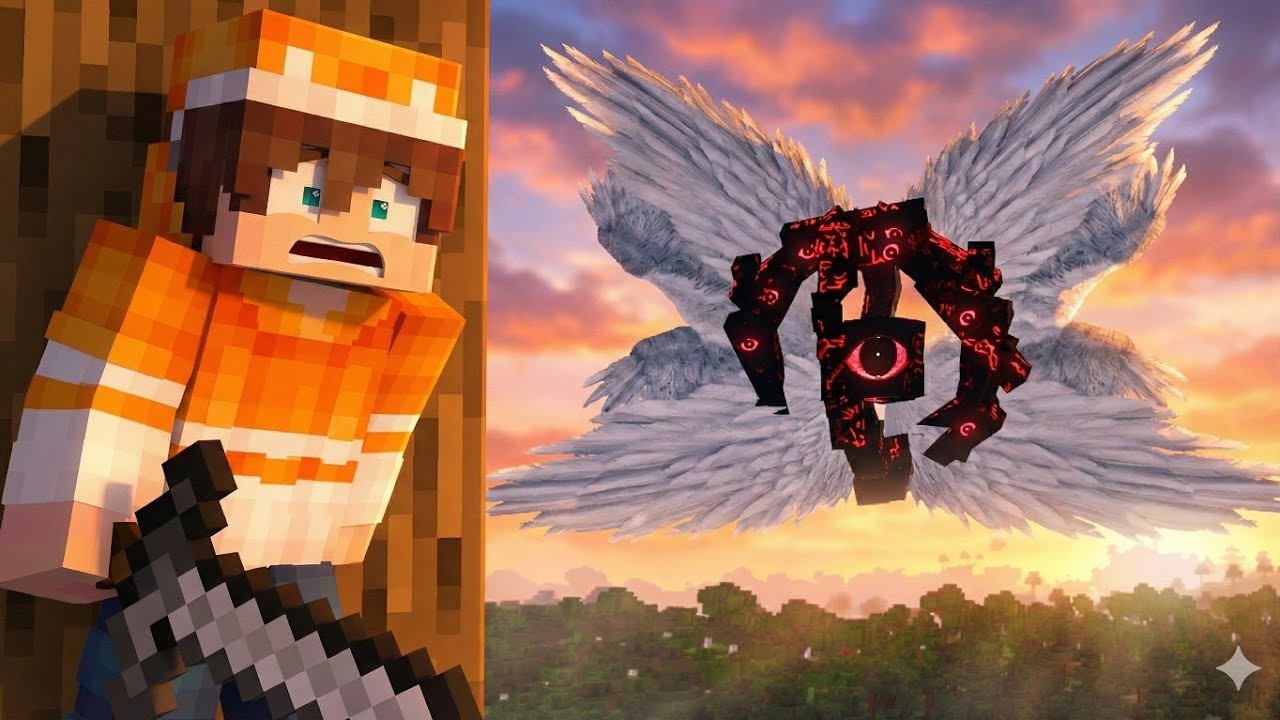 Я подшутил над БОГОМ в Minecraft! (Фир Джо Хуа...) 🏃‍♂️💨#minecraft