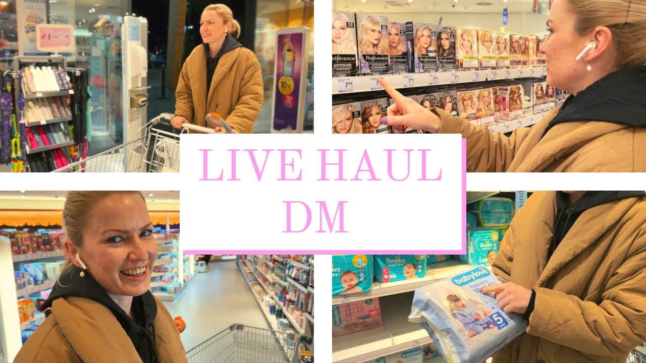 DM LIVE HAUL/ СКОЛЬКО СТОИТ ЖИЗНЬ В ГЕРМАНИИ?/ ИДЕМ В МАГАЗИН ВМЕСТЕ/ ХОЗ.ТОВАРЫ ИЗ МАГАЗИНА DM