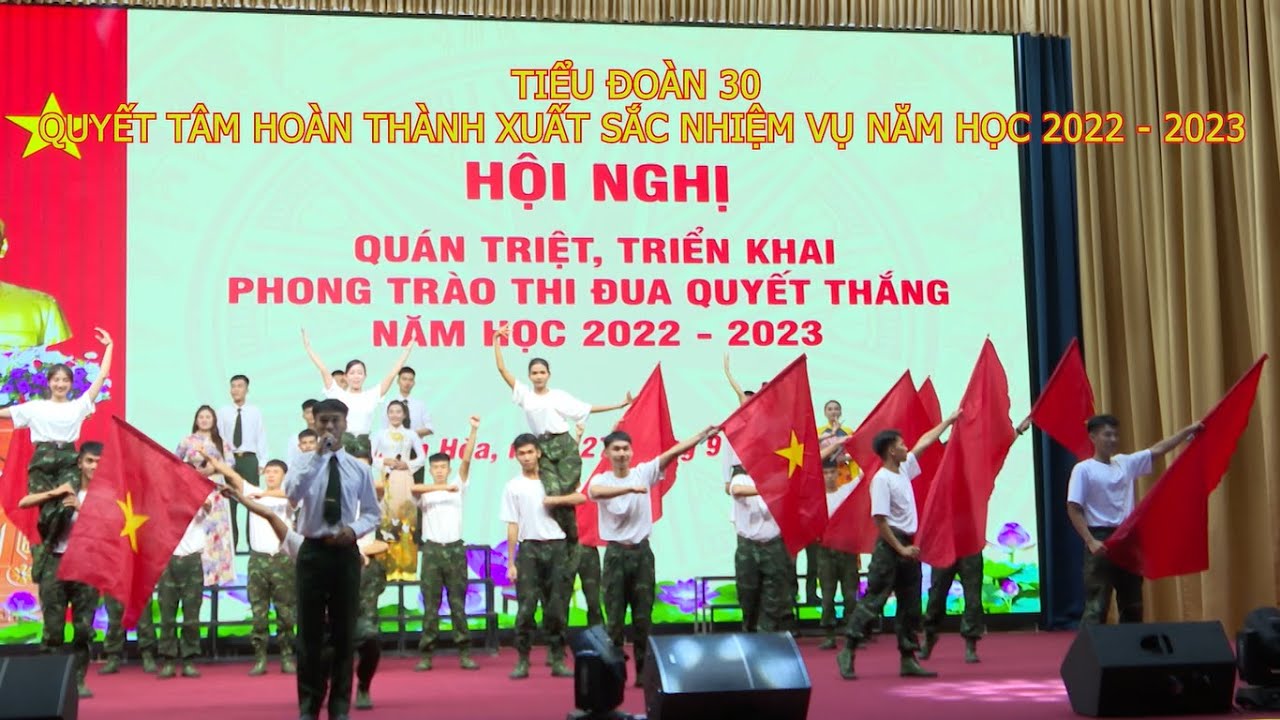 Tiểu đoàn 30 Trường Sĩ quan Thông tin, đơn vị dẫn đầu PT  thi đua Quyết thắng năm học 2021-2022
