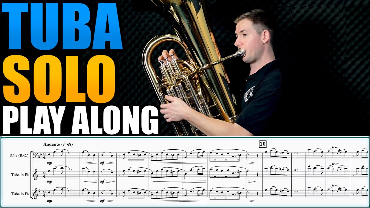 TUBA SOLO PLAY ALONG in C, Bb or Eb. 