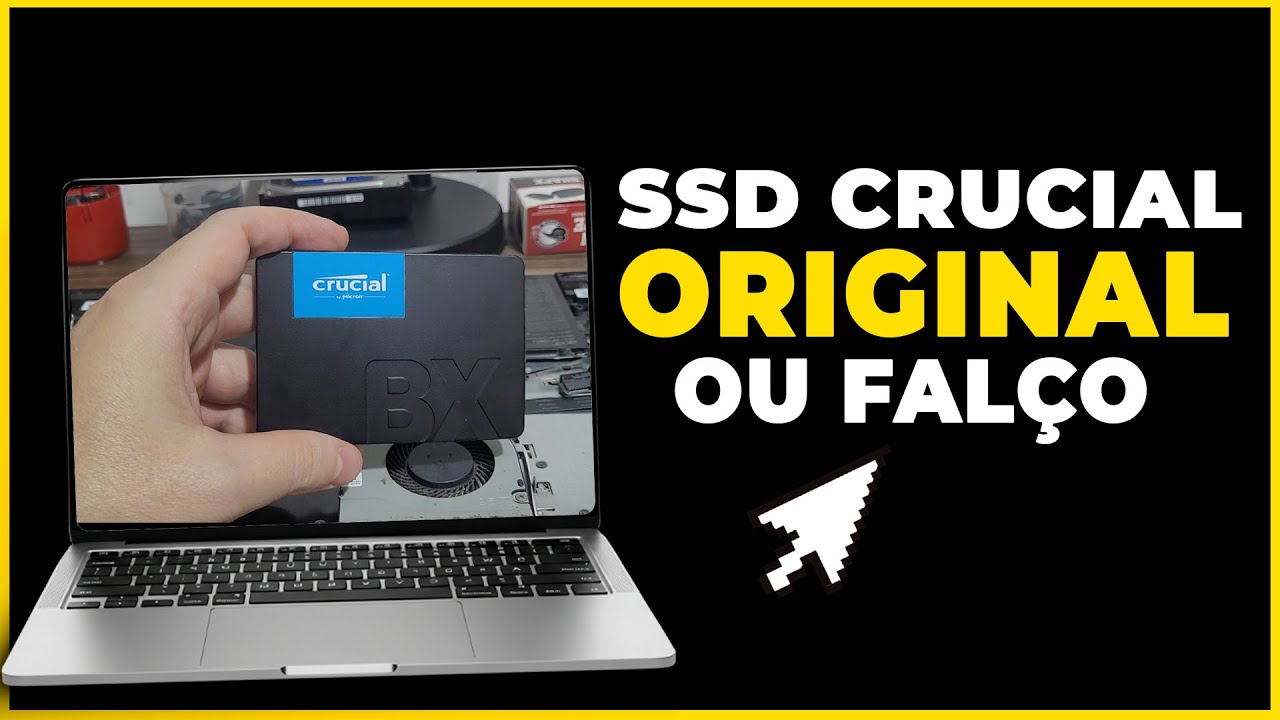 SSD CRUCIAL DESCUBRA SE É ORIGINAL OU FALSO
