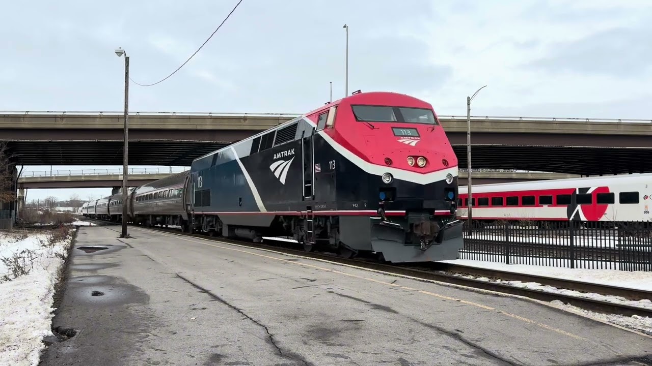 Railfanning at Utica New York on January 10th 2026