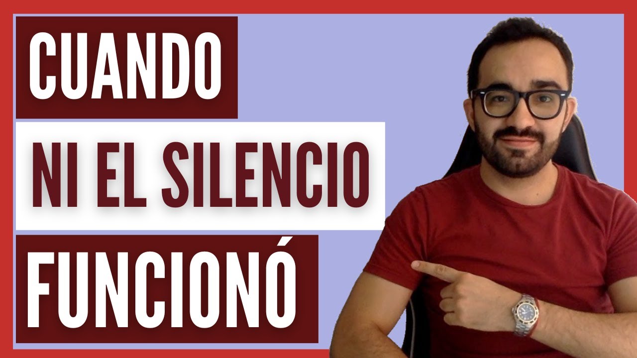 🚨 Si le otorgaste tu SILENCIO y no te buscó