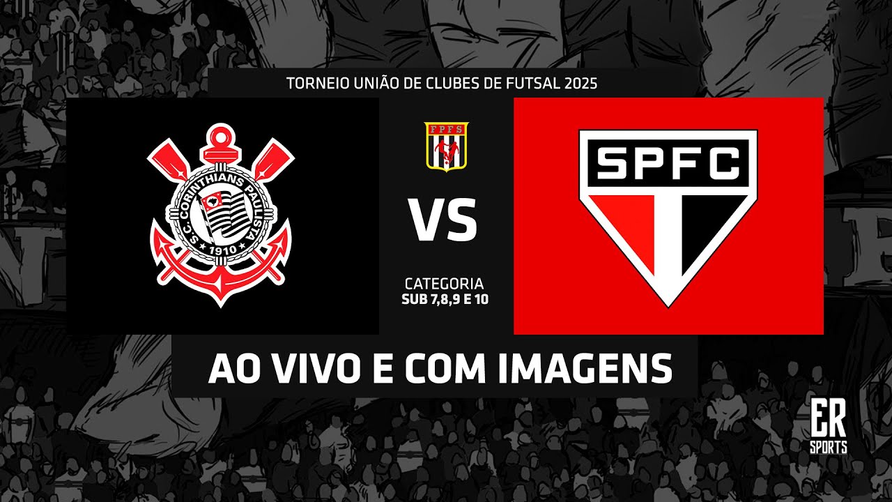 Corinthians x São Paulo - SUB 7 | 15/11/2025 | AO VIVO | Semifinal | União de Clubes | Ouro