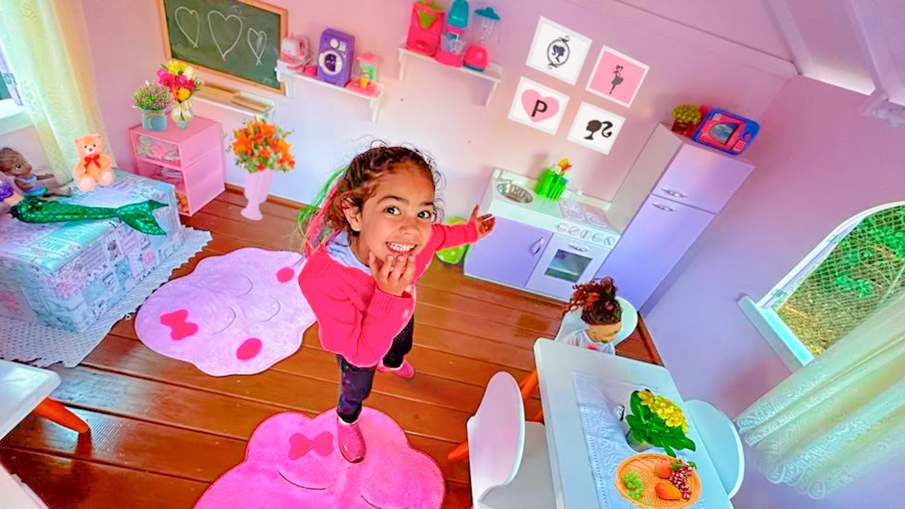FINALIZAMOS A DECORAÇÃO DA MINHA CASINHA NA ARVORE !