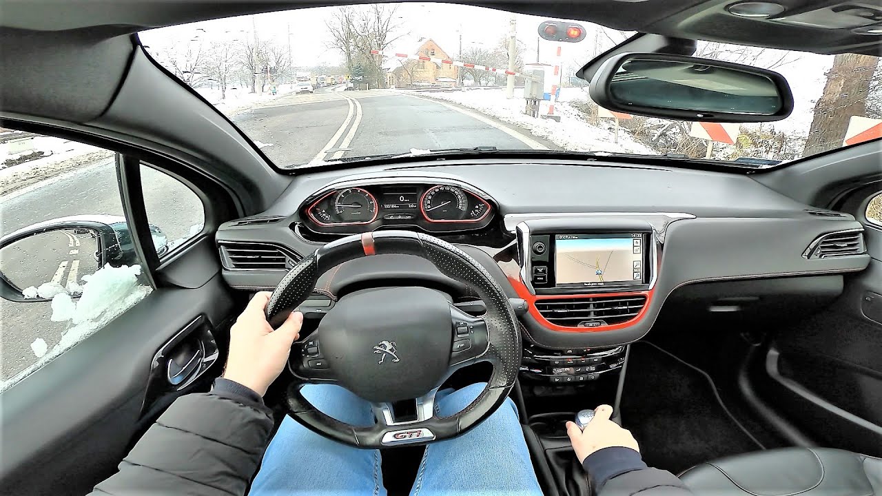 Peugeot 208 GTi 1.6 200HP Blow-off (2013) POV Test Drive & Acceleration| 4K #91