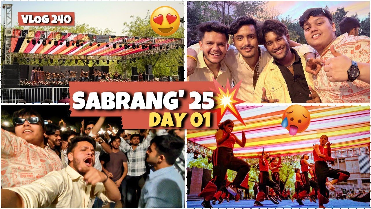 SABRANG' 25 🔥 Day -01⚡ ft. DESHBANDHU COLLEGE📍