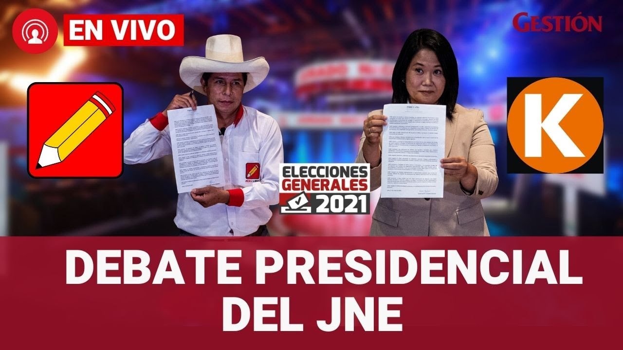Debate Presidencial: Pedro Castillo y Keiko Fujimori exponen sus ideas