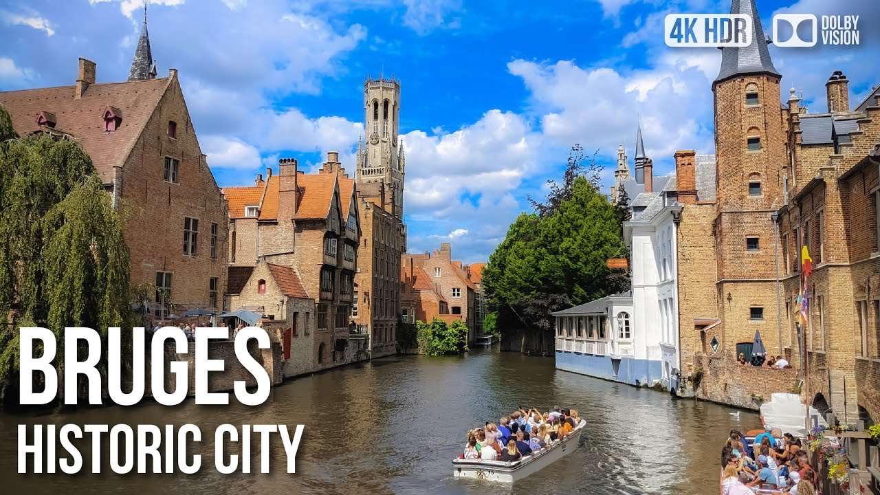 Bruges Historic Town - 🇧🇪 Belgium [4K HDR] Walking Tour