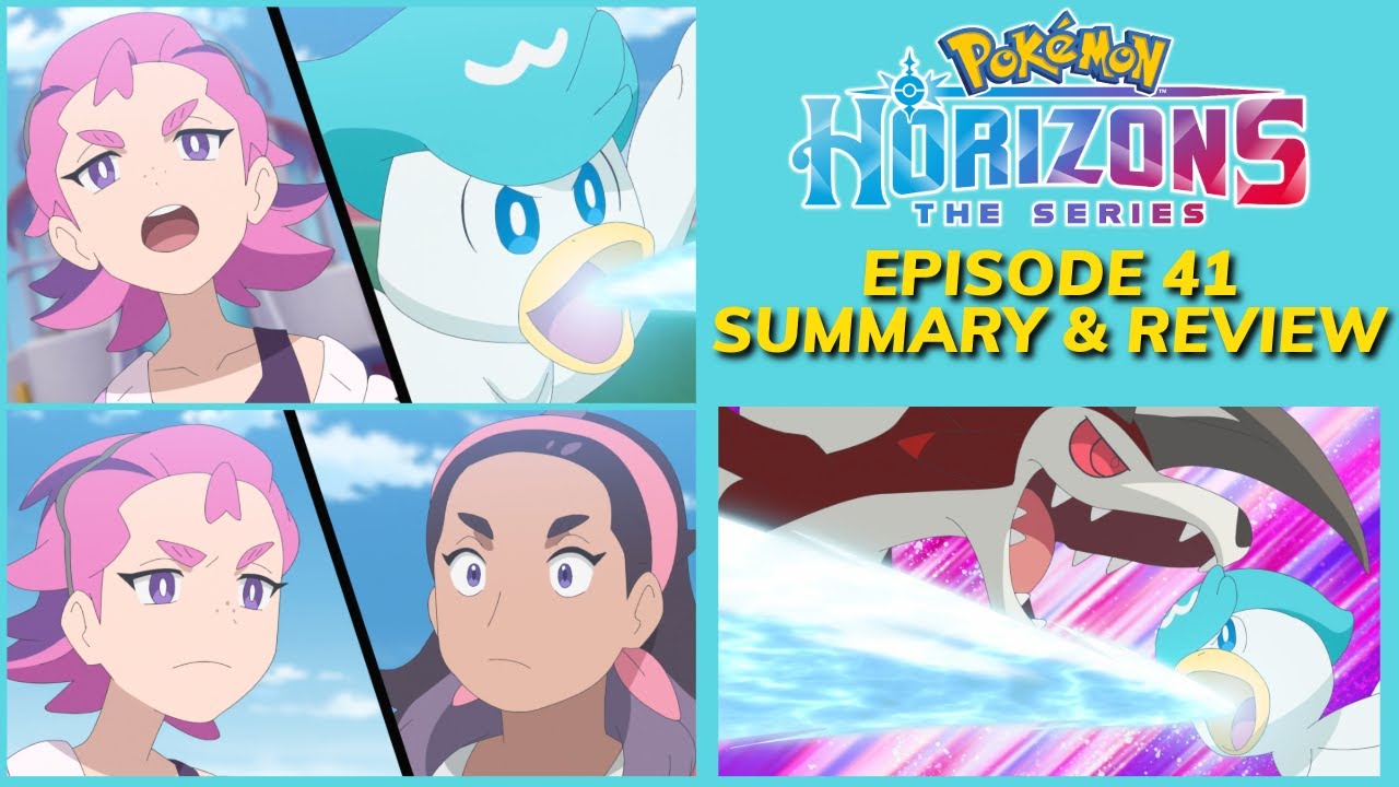 Quaxly learns Low Kick! Dot VS Blanca! Pokemon Horizons Episode 41 REVIEW