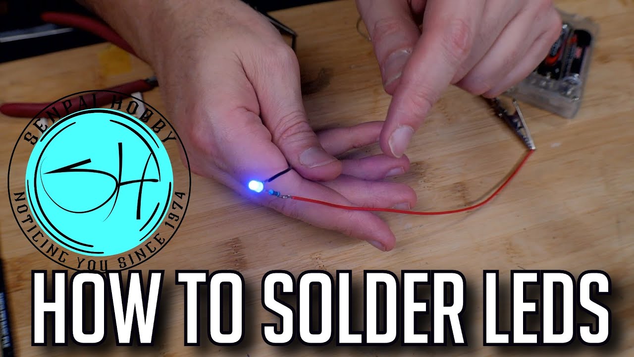 EASY HOW TO SOLDER AND WIRE YOUR LEDS FOR GUNPLA OR DIORAMAS