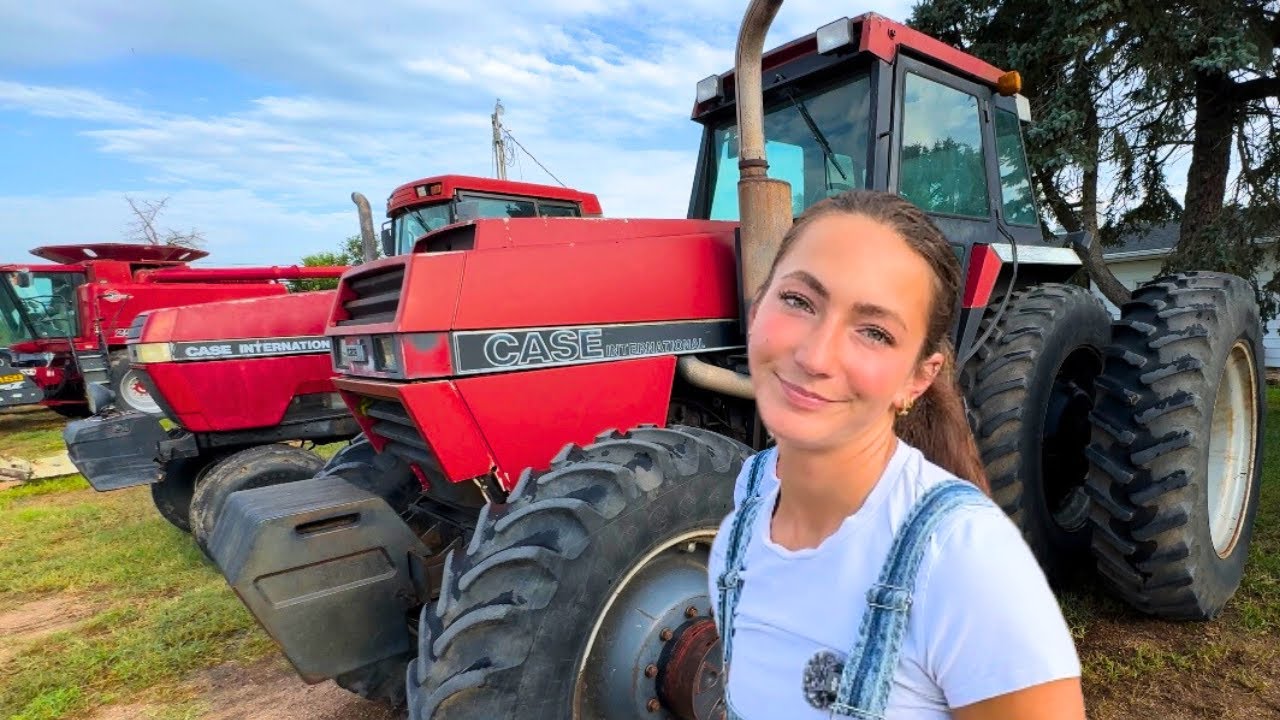 John Deere Girl Goes To A Red Farm Auction 
