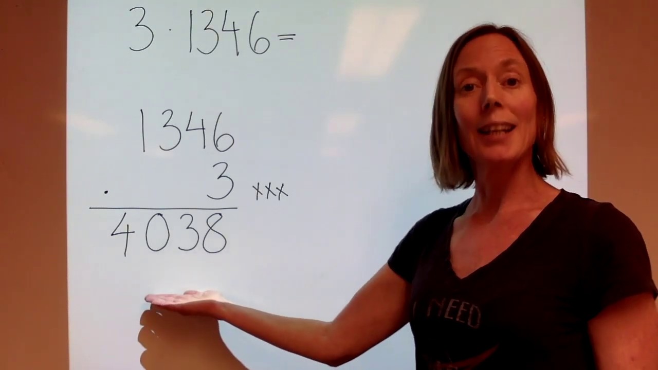 Uppställning med multiplikation