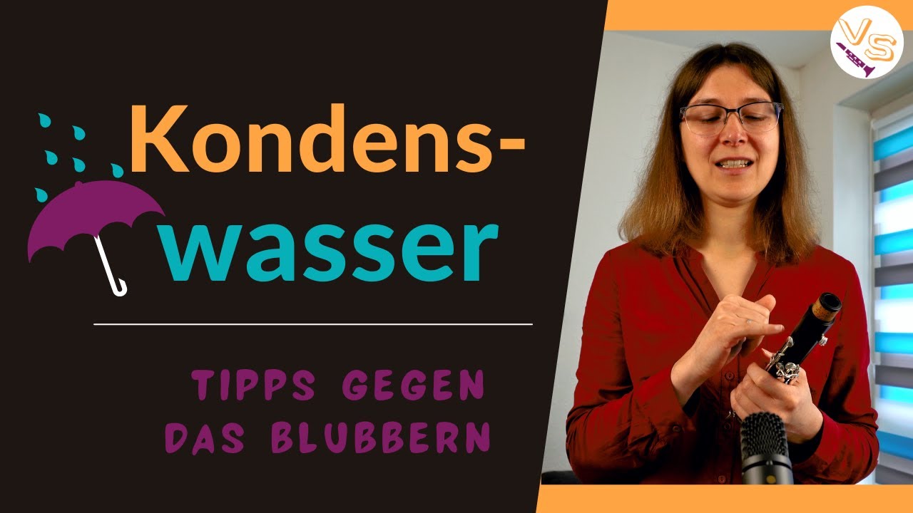 Kondenswasser in der Klarinette? - Das hilft | Online Klarinette Lernen