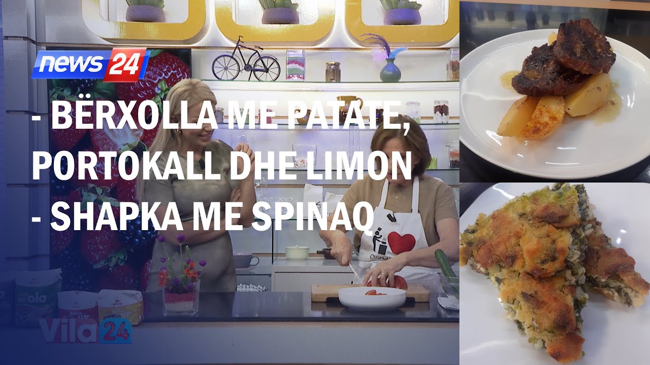 🥩 Bërxolla me patate, portokall dhe limon / 🍃 Shapka me spinaq (Receta nga znj.Katerina)