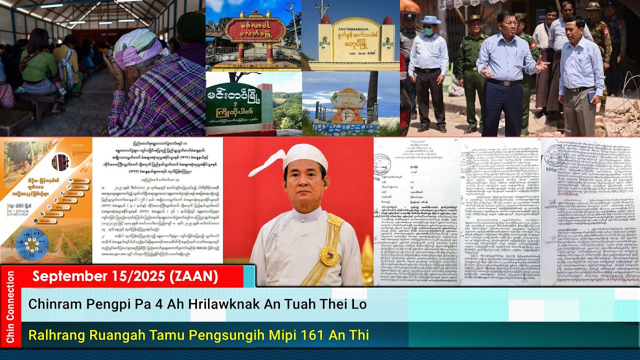 September 15 Zan: Chin Ralthuam Kai Ruangah Raltlan In Harnak Tong, Chinram Pengpi 4 ah Hrilawknak..
