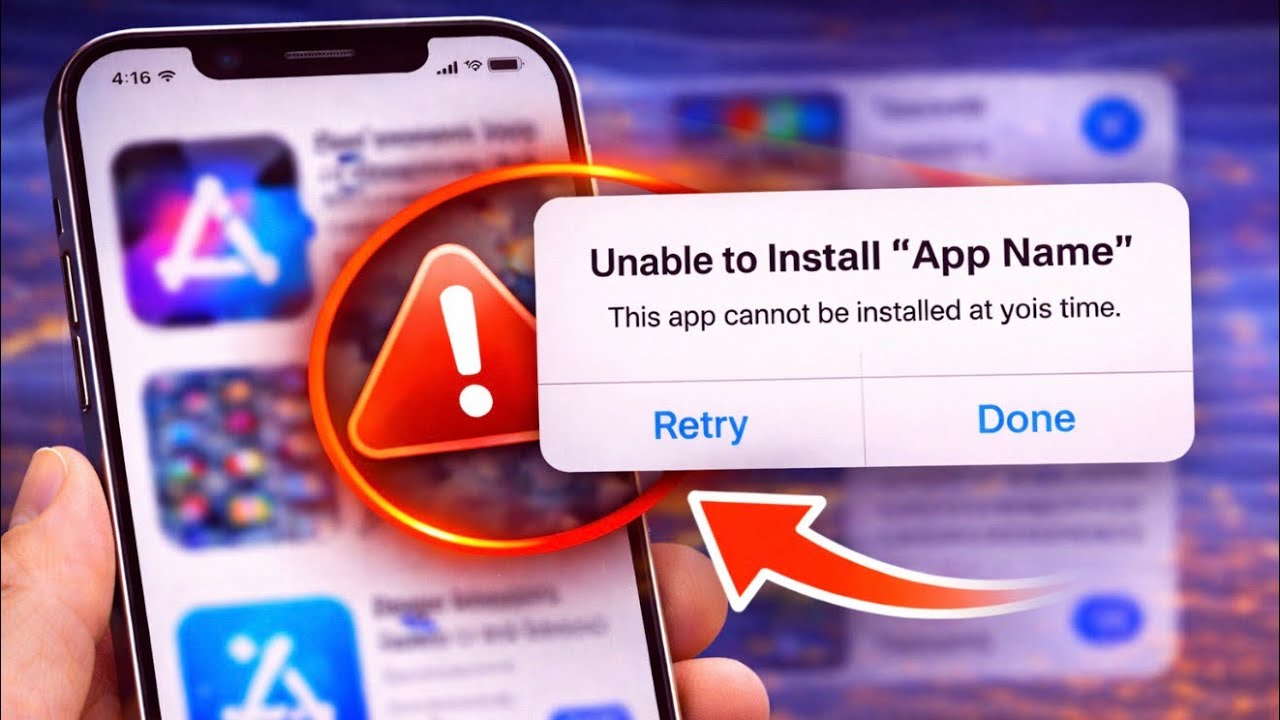 Проблема с зависанием на экране &laquo;Невозможно установить приложение&raquo; на iPhone: решение