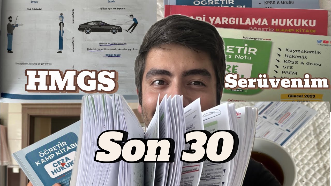 HMGS Serüvenim | Hukuk Derslerine Çalışmaya Çalışıyorum | Son 30 Gün | Hukuk Derslerine Çalışalım
