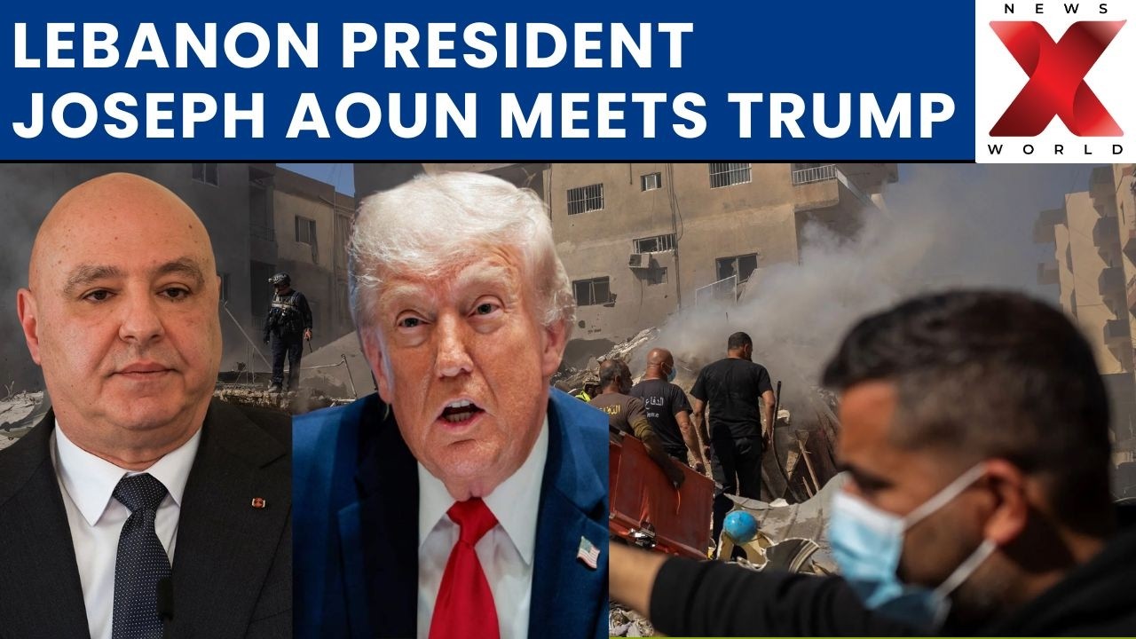 Lebanon President Joseph Aoun Meets Trump Seeking Security And Regional Stability | NewsX World