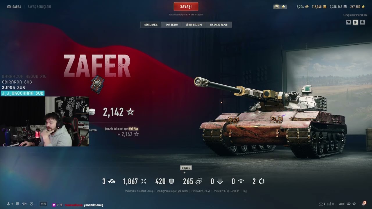 Amerikan Taramalı med tankları nasıl? Ares 90 || WORLD OF TANKS