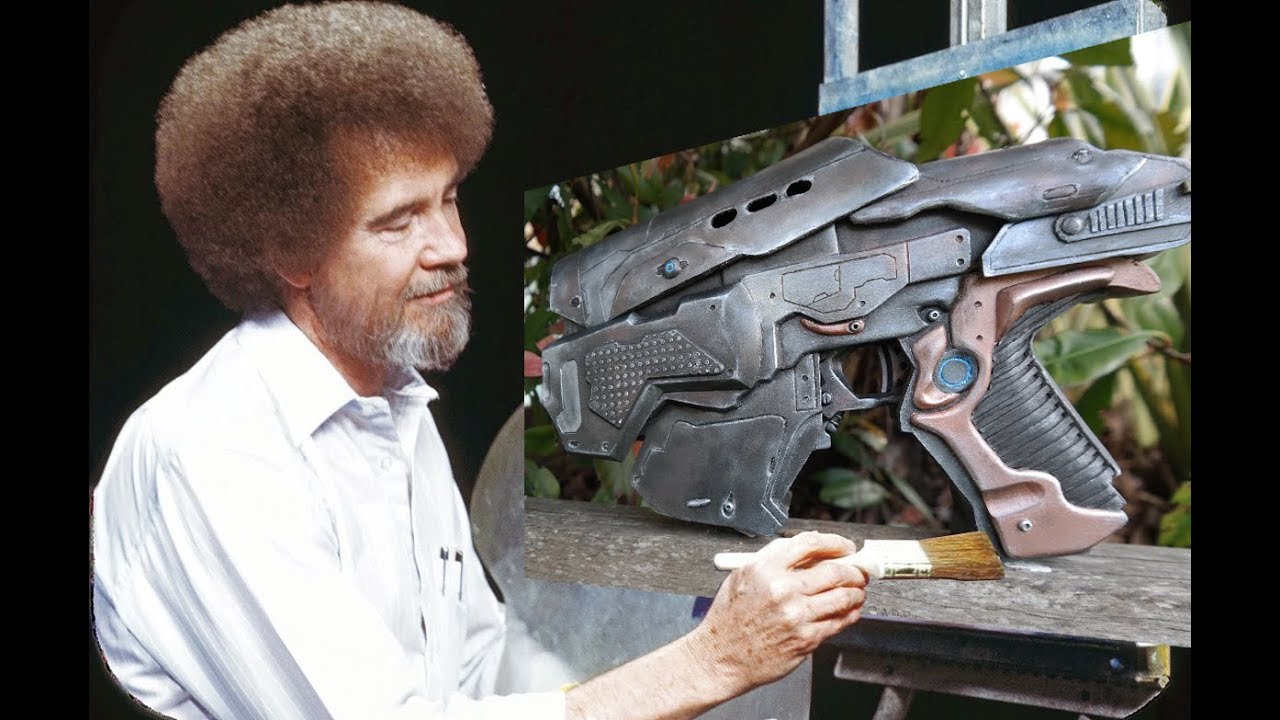 How to make a Nerf Gears of War Snub Pistol ft Bob Ross