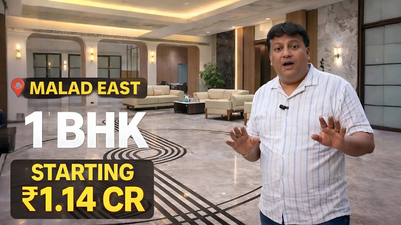 Malad East New Project 🔥 1/2/3 BHK Balcony Homes | Starting ₹1.14 Cr | Walk to Metro & WEH
